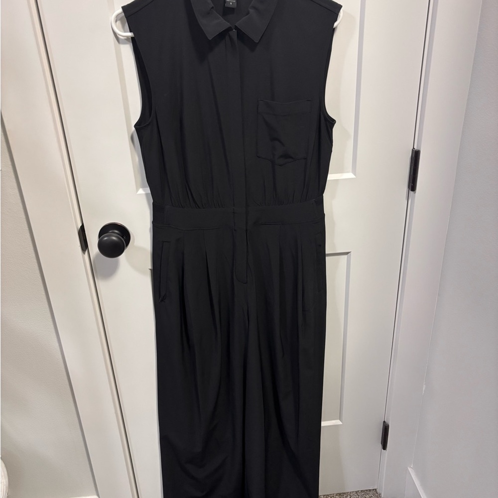 Athleta Black Sleeveless Jumpsuit